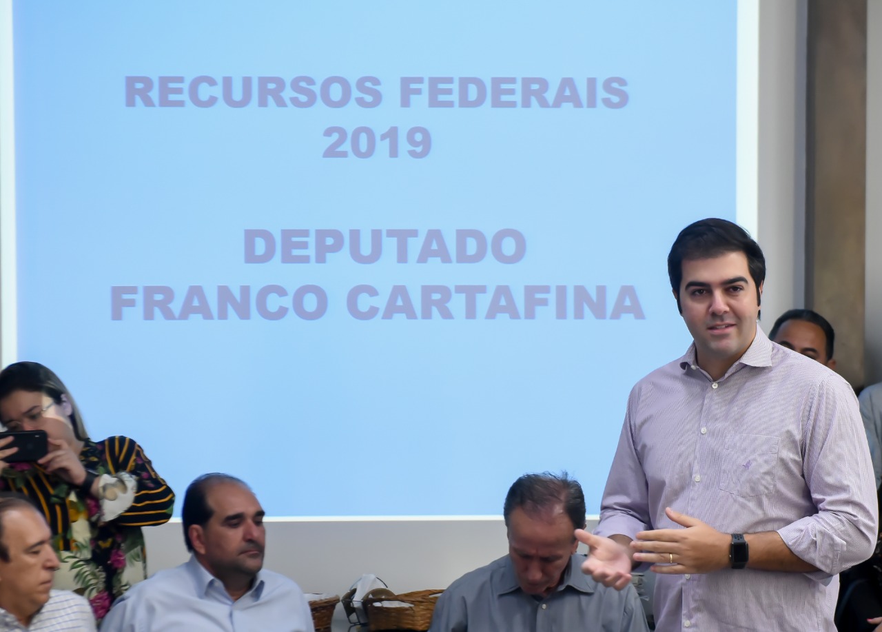 Emenda do deputado Franco Cartafina garante R$ 1 milhão para o